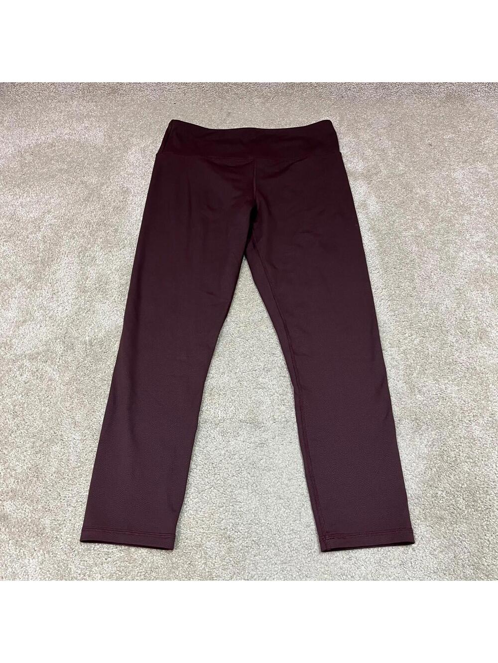 ZYIA Active Leggings Women Red Activewear Size 12